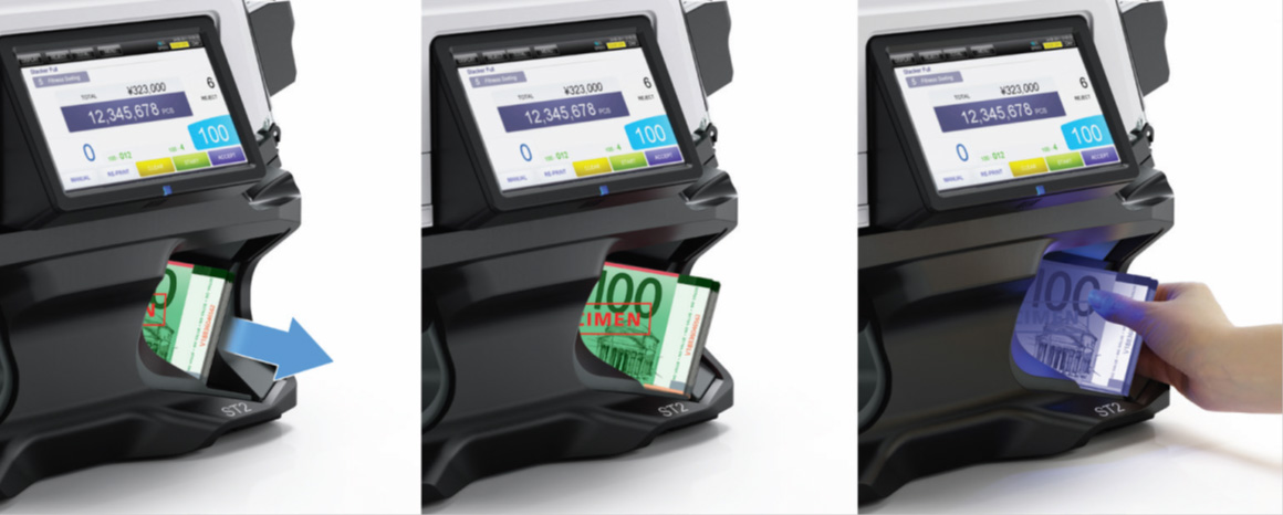Glory USF-200 - Compact High-Performance Banknote Sorter - Mesin Sortir Uang card, RS-232C
